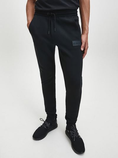 Calvin Klein Ruhák HU028711 | Calvin Klein Slim Material Mix Férfi Jogger Fekete